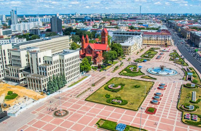Площадь Независимости с высоты